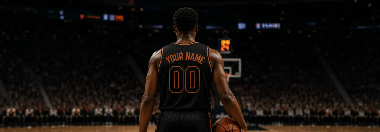 a basketball player on court