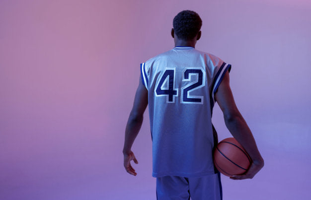 man wearing jersey
